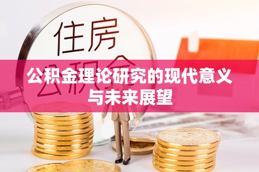 金安公积金理论研究的现代意义与未来展望
