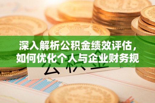 金安深入解析公积金绩效评估，如何优化个人与企业财务规划